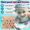 6PCS Red White and Blue Face Glitter Freckles,4th of July Accessories,Temporary Tattoos Face Stickers,Fourth of July Outfits Women Kids,USA Flag Pride Glitter Stickers Face Tattoo